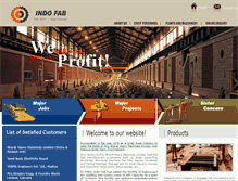 Tablet Screenshot of indofab.net